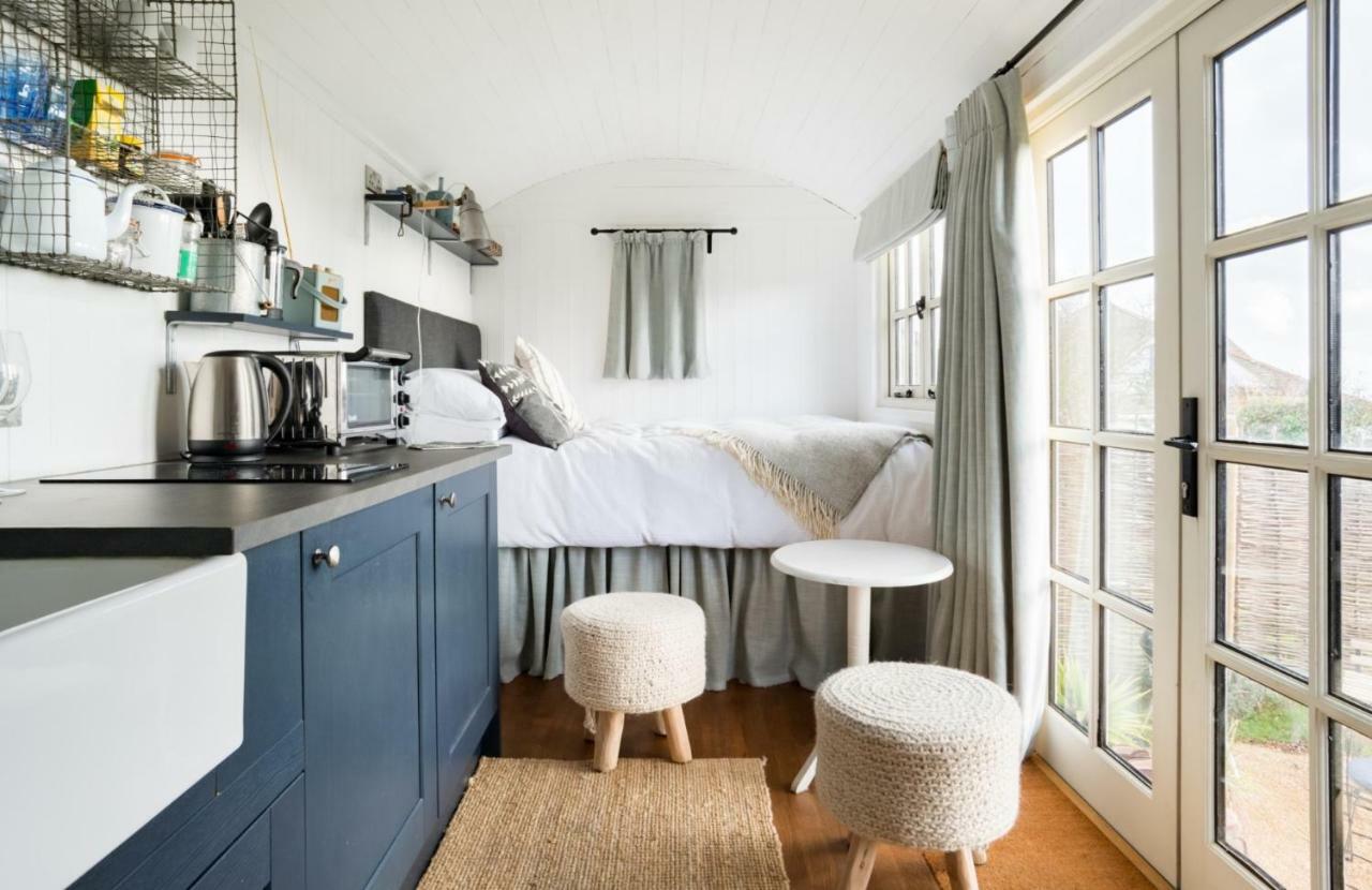 Purbeck Shepherd Huts Worth Matravers المظهر الخارجي الصورة